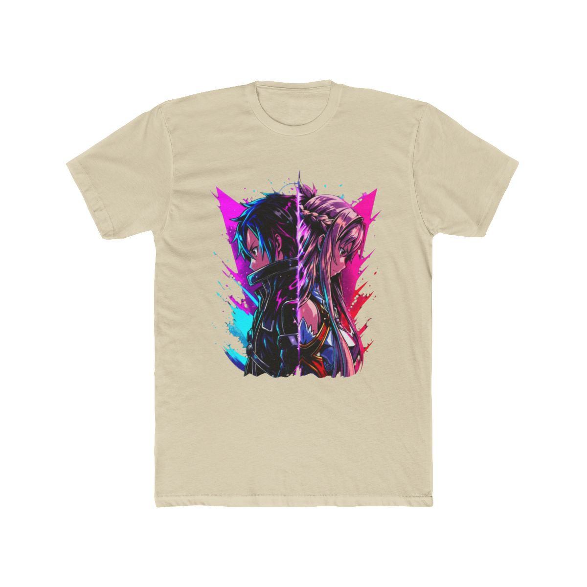 Kirito and Asuna T Shirt | Sword Art Online - alternate angle 4, merchandise