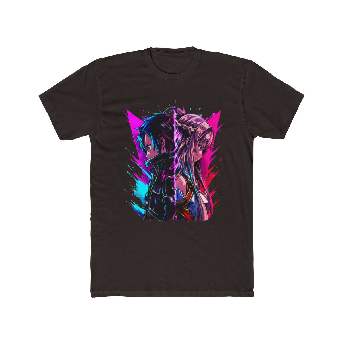 Kirito and Asuna T Shirt | Sword Art Online - alternate angle 3, merchandise