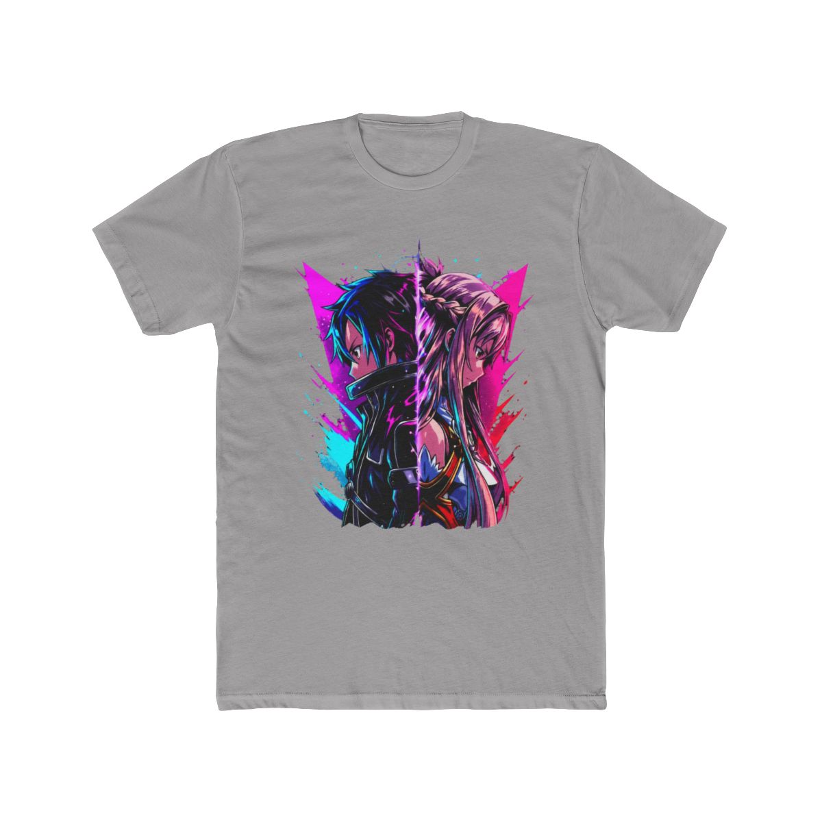 Kirito and Asuna T Shirt | Sword Art Online - alternate angle 2, merchandise