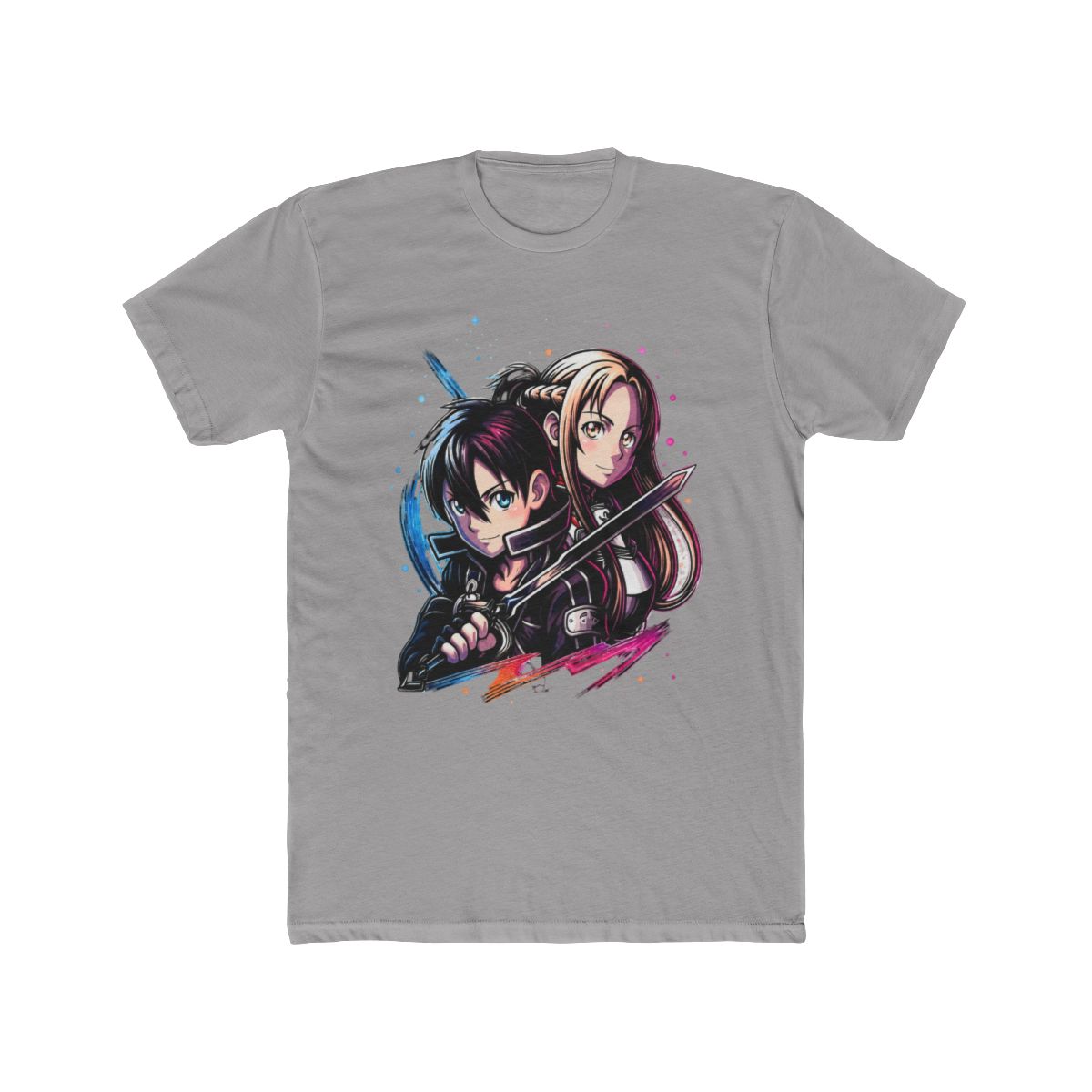 Kirito and Asuna Sword Art Online T Shirt - alternate angle 2, merchandise