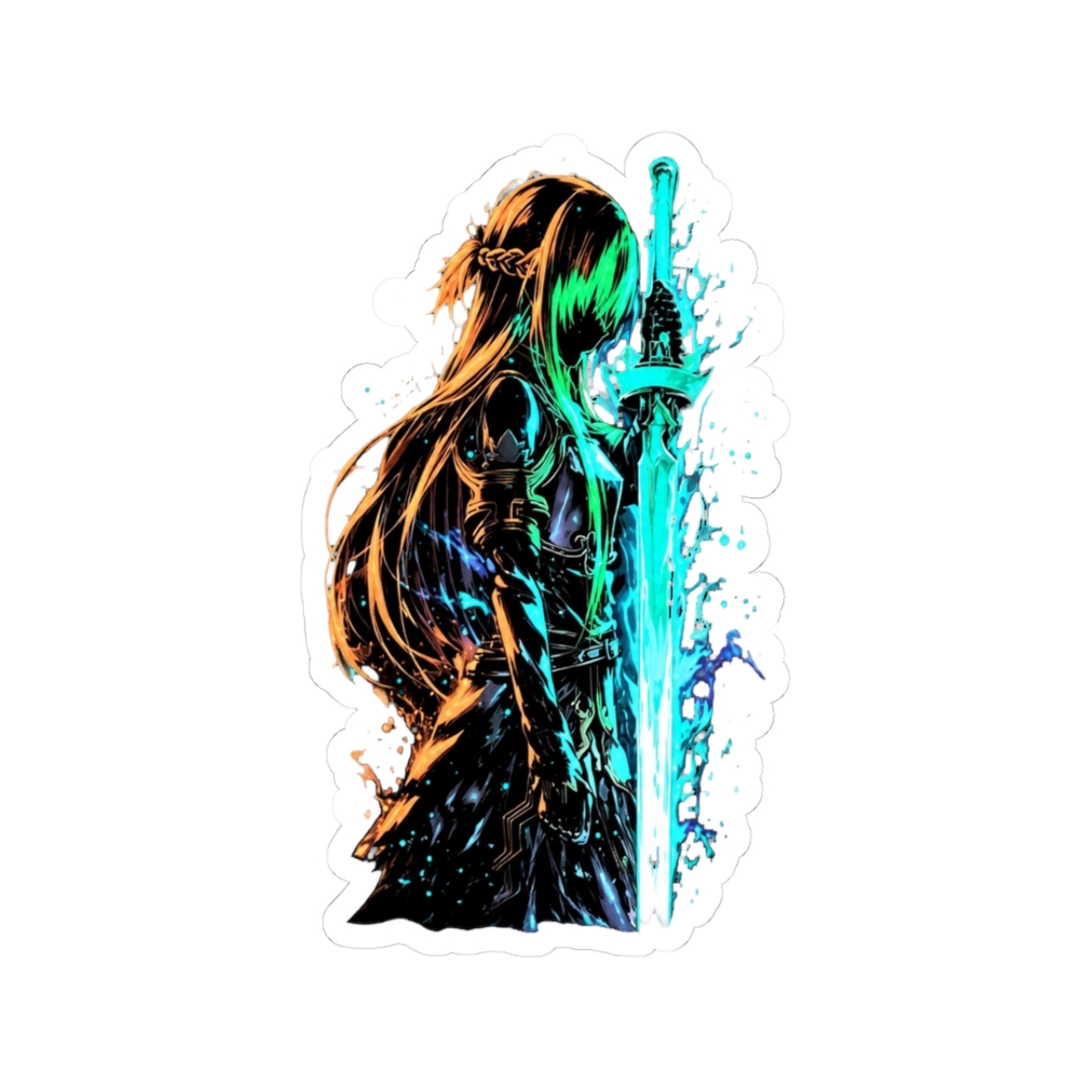 asuna - sword art online Sticker
