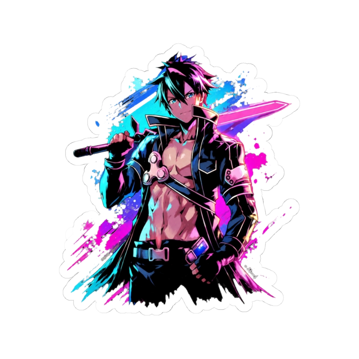 sword art online - kirito Sticker