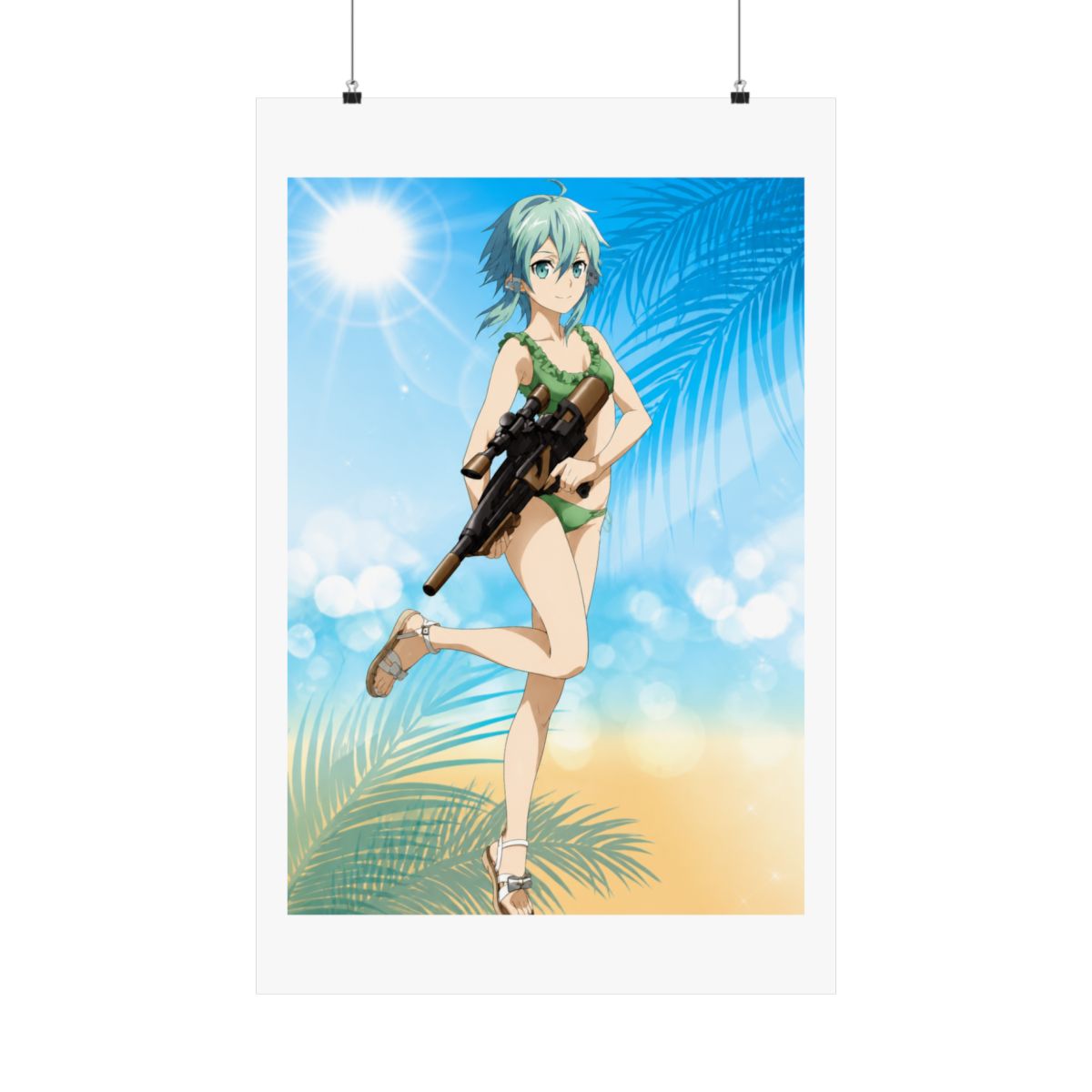 SaleLimitedPre-ownedPre-orderBack-orderOrder ClosedSword Art Online New Illustration Sinon Water Gun Battle ver. A3 Matte Finished PosterArma Bianca110 JPY880 - alternate angle 1, merchandise