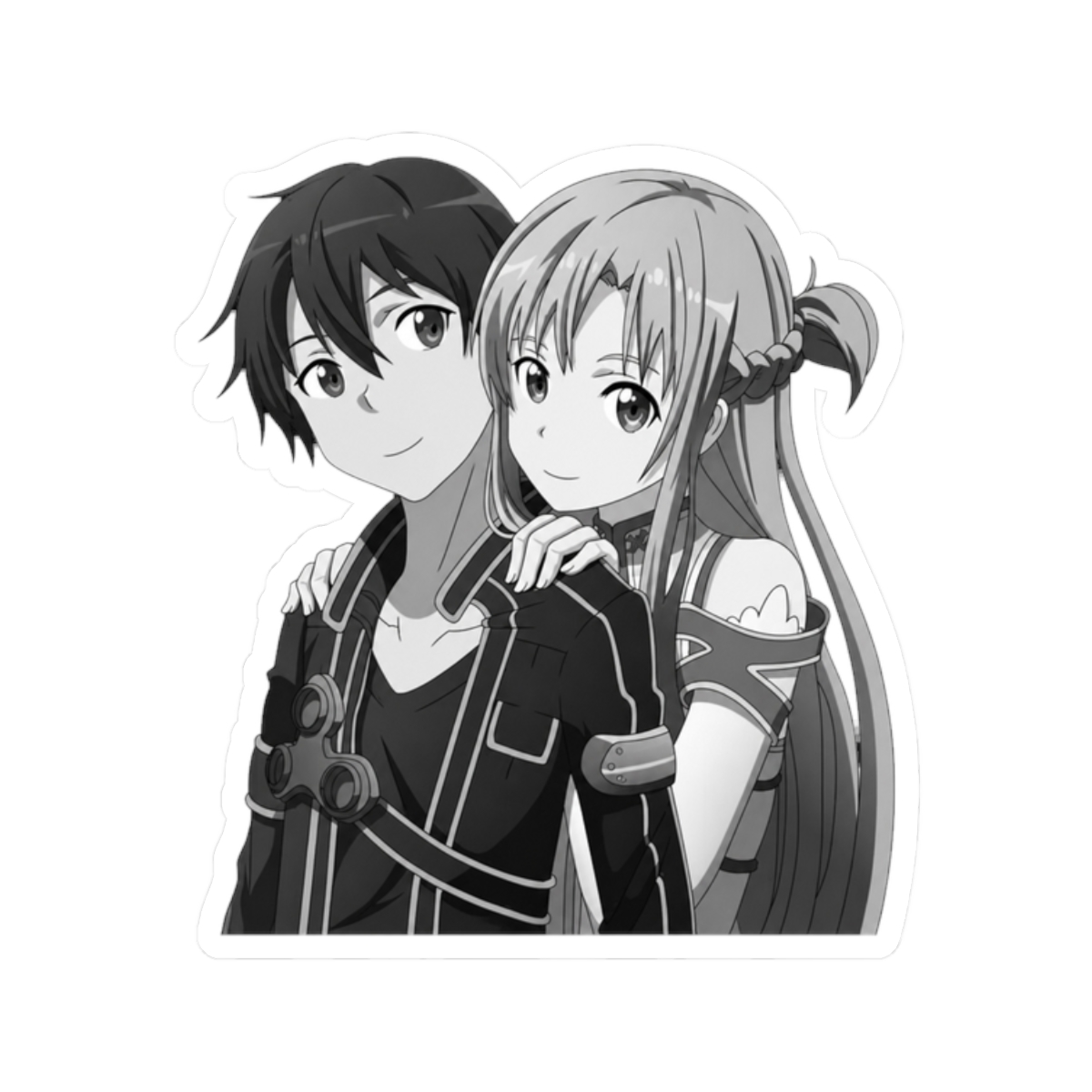 Kirito & Asuna (Grayscale) | Sword Art Online - alternate angle 3, merchandise
