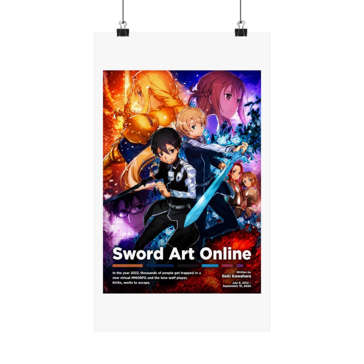 Minimalist Sword Art Online Poster - alternate angle 2, merchandise