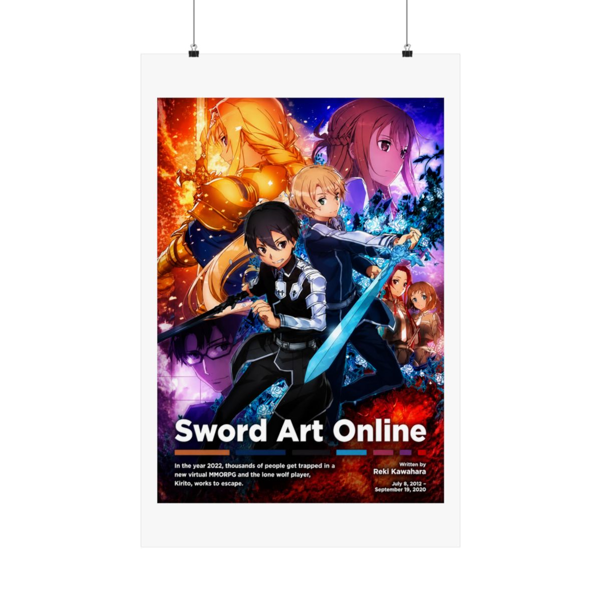 Minimalist Sword Art Online Poster - alternate angle 3, merchandise