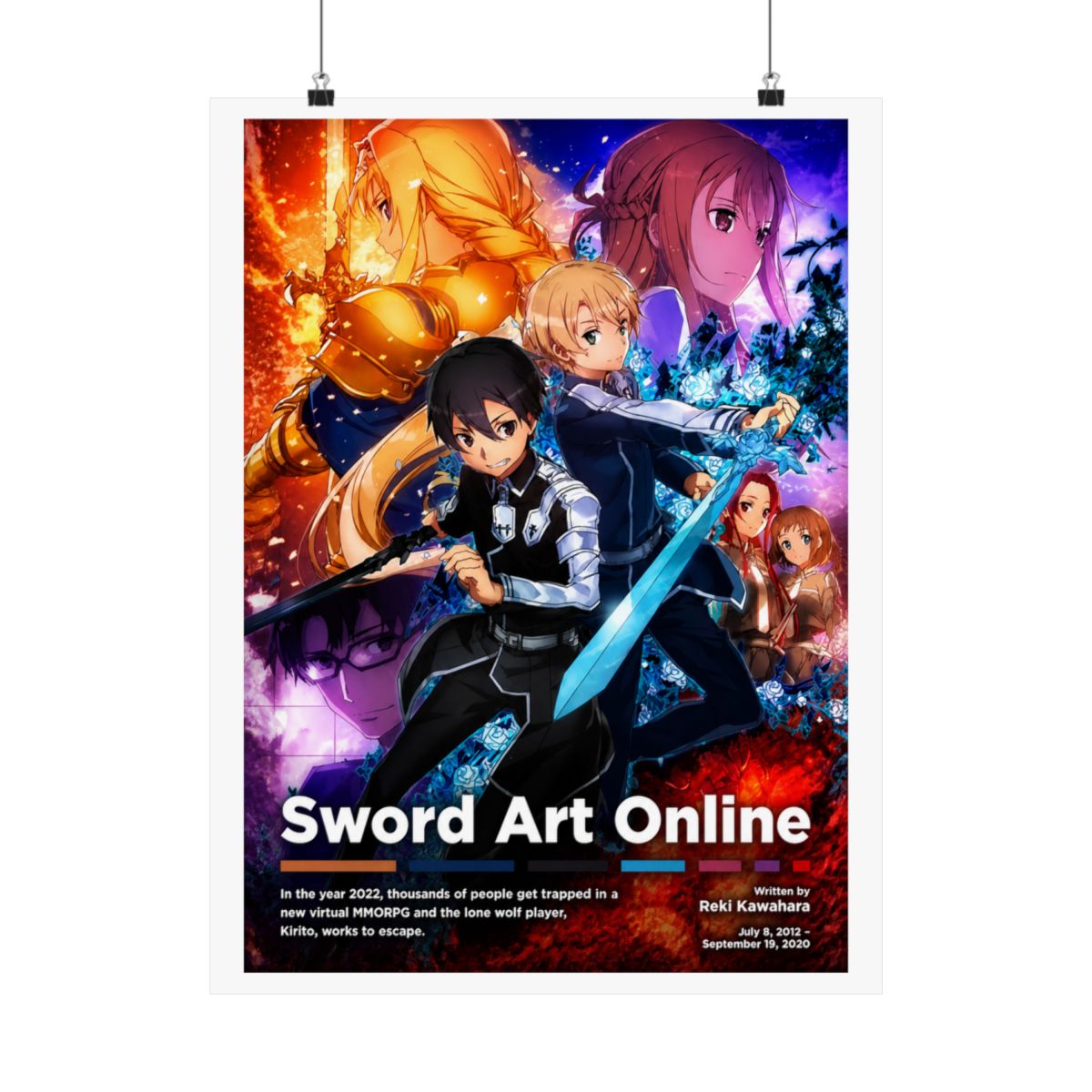 Minimalist Sword Art Online Poster - alternate angle 1, merchandise