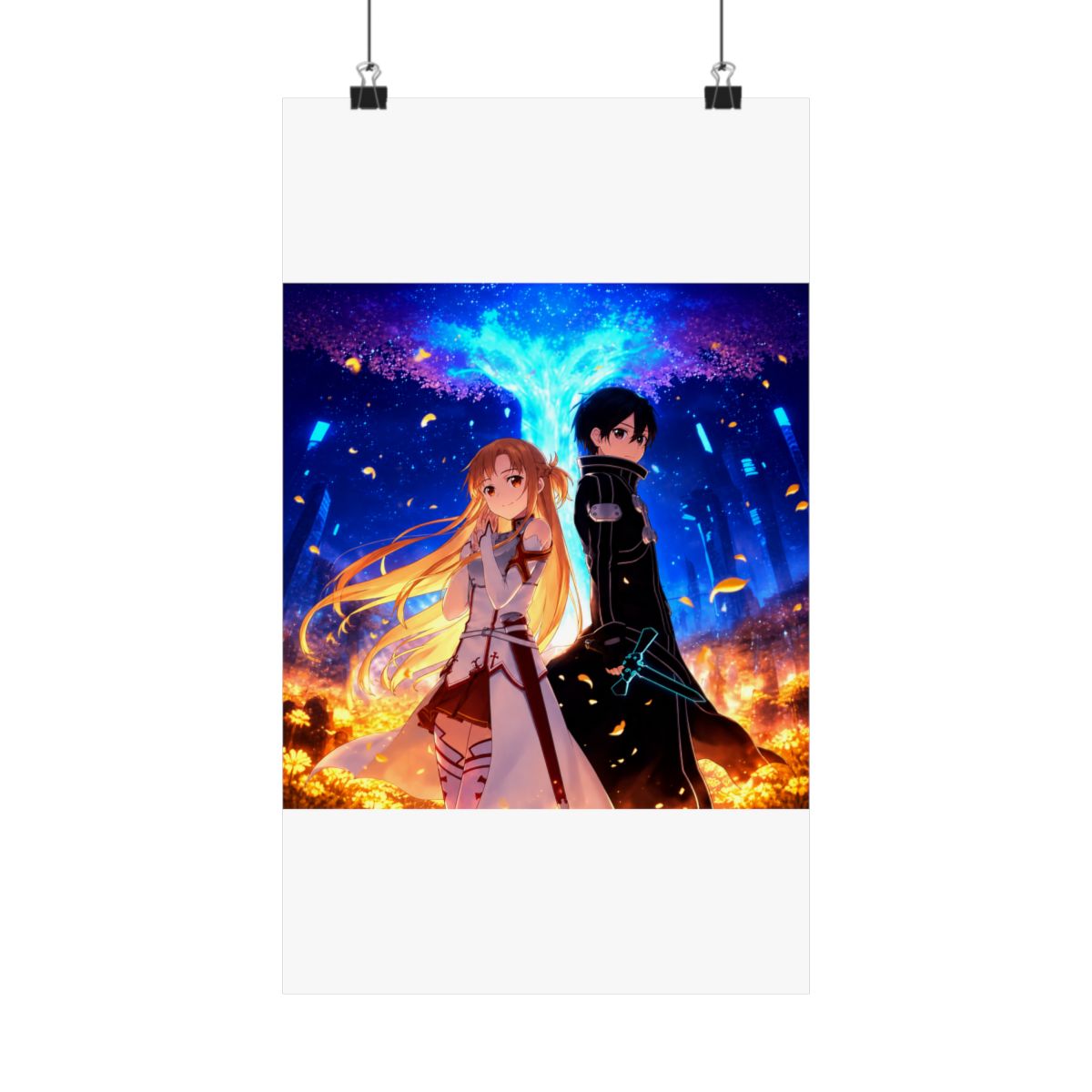 Asuna And Kirito | Sword Art Online - Official Posters & Wall Art merchandise