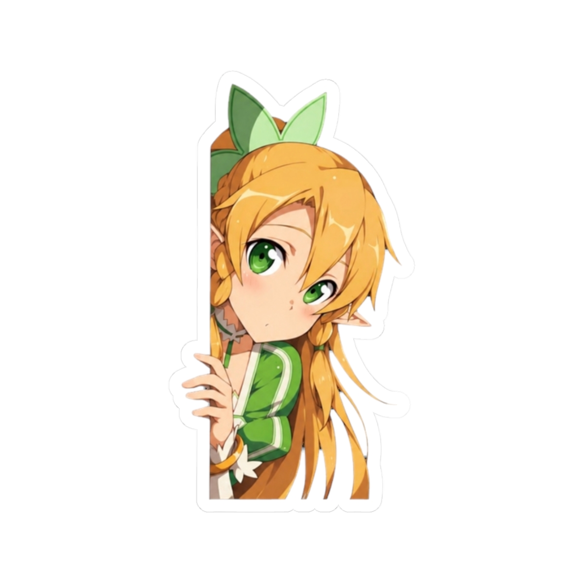 Leafa Sword Art Online Chibi Elf Peeker Anime - alternate angle 3, merchandise