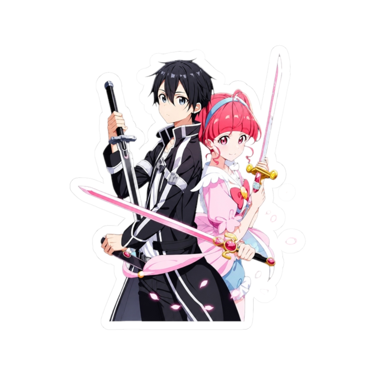 Kirito Sword Art Online Soft Pastel Sword Duo - alternate angle 3, merchandise