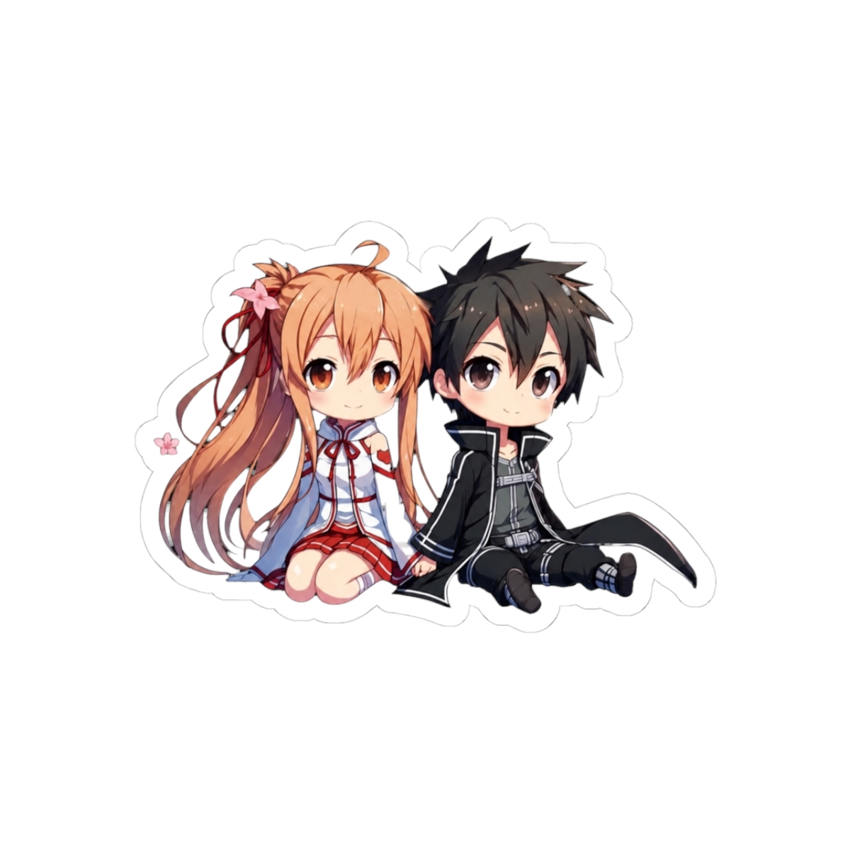 Chibi Kirito and Asuna | Sword Art Online