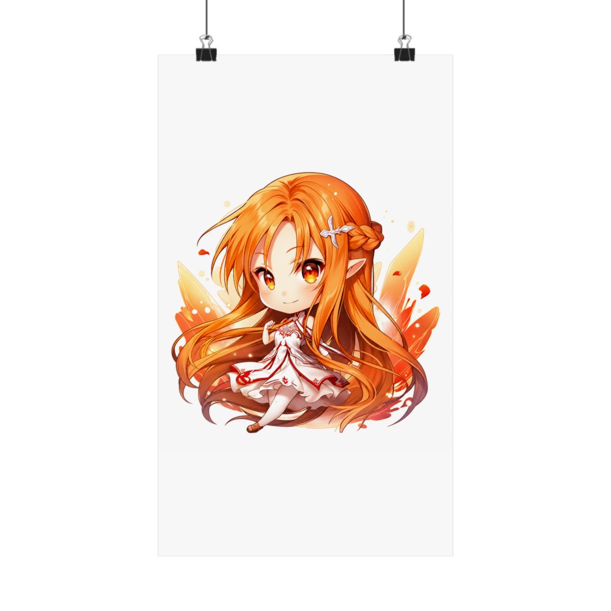 Asuna SAO Cute Anime Girl - Chibi Style | Sword Art Online - alternate angle 3, merchandise