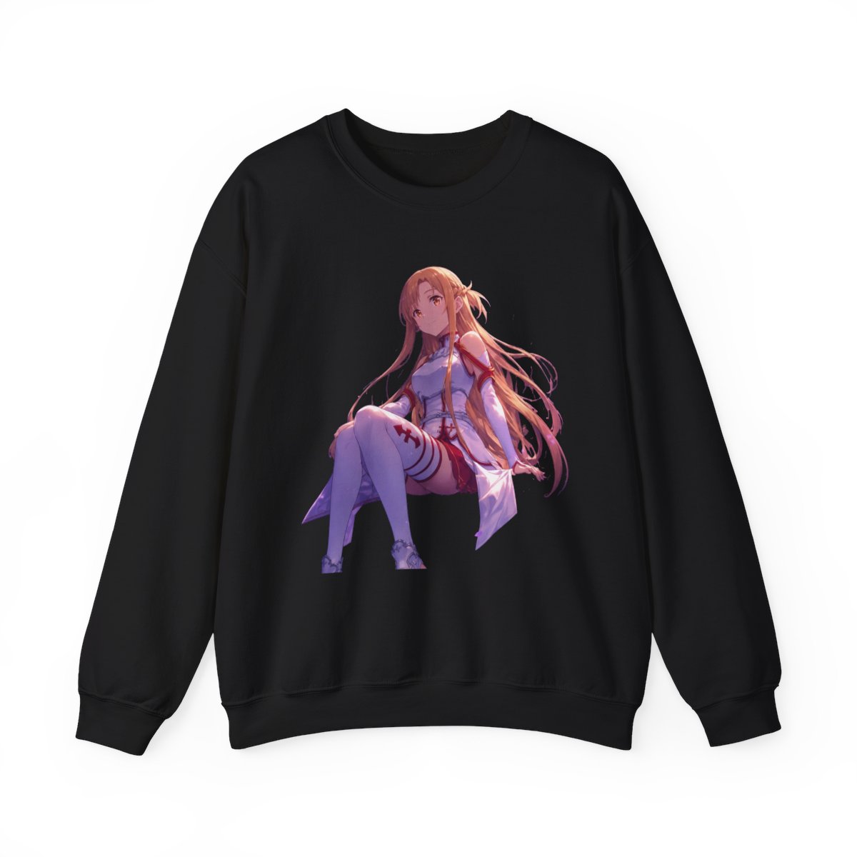 Asuna Sword Art Online Anime Tranquil Wisteria Night Reflection