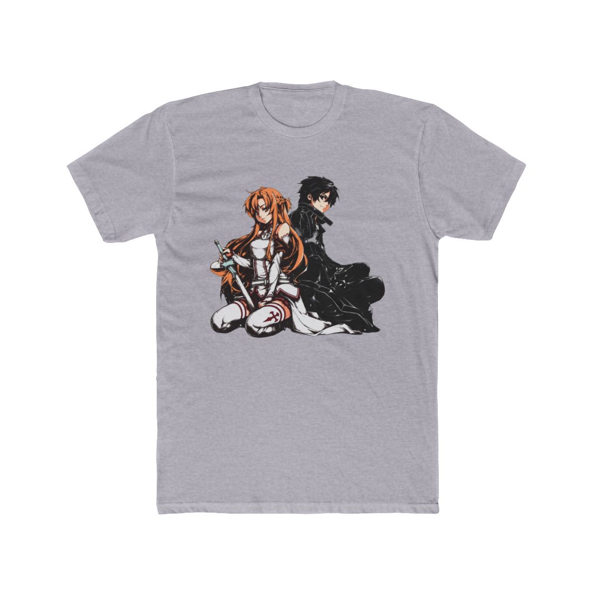 Asuna And Kirito Sword Art Online Art T Shirt