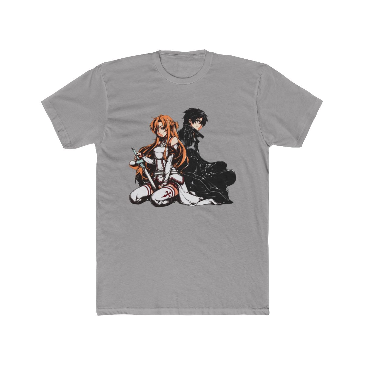 Asuna And Kirito Sword Art Online Art T Shirt - Official T-Shirts merchandise