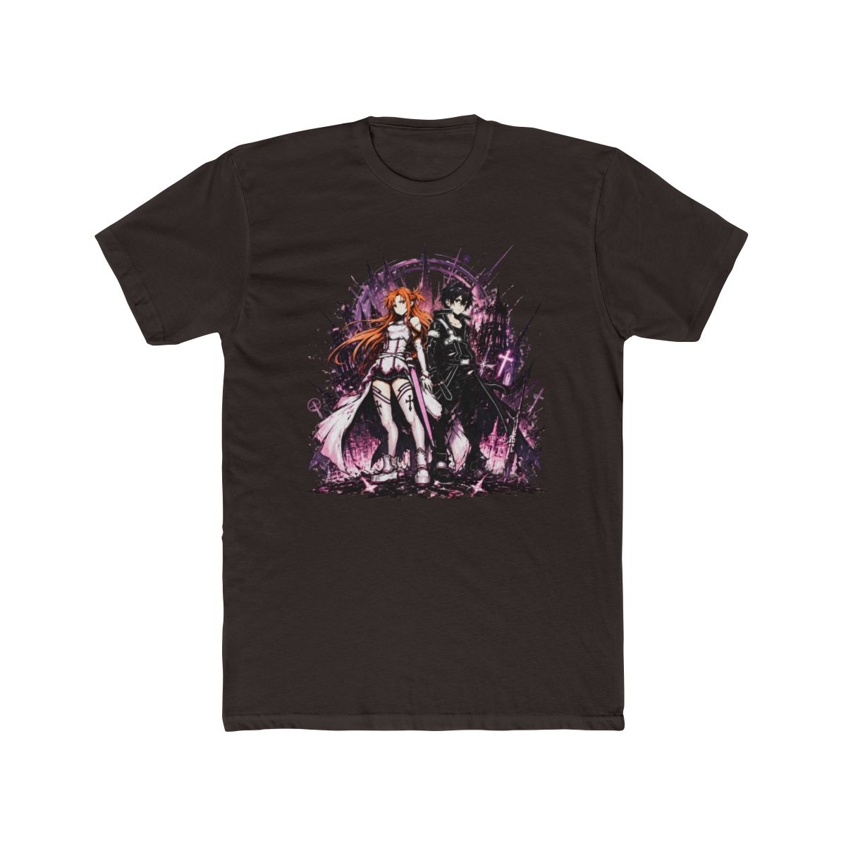 Asuna And Kirito Sword Art Online T Shirt - alternate angle 2, merchandise