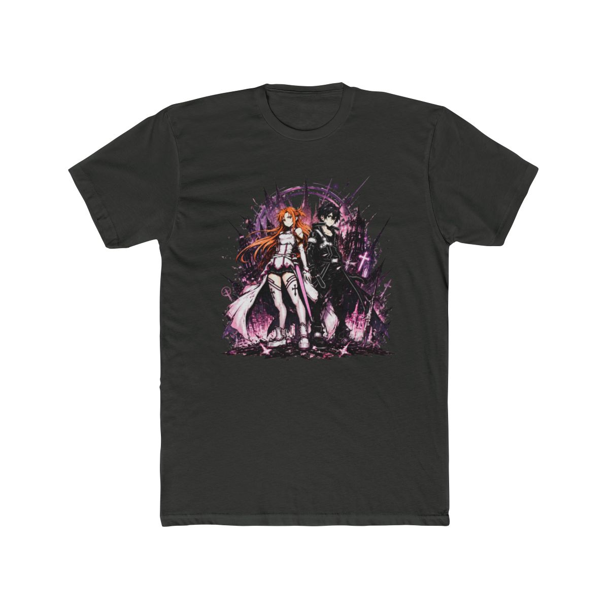 Asuna And Kirito Sword Art Online T Shirt - alternate angle 5, merchandise