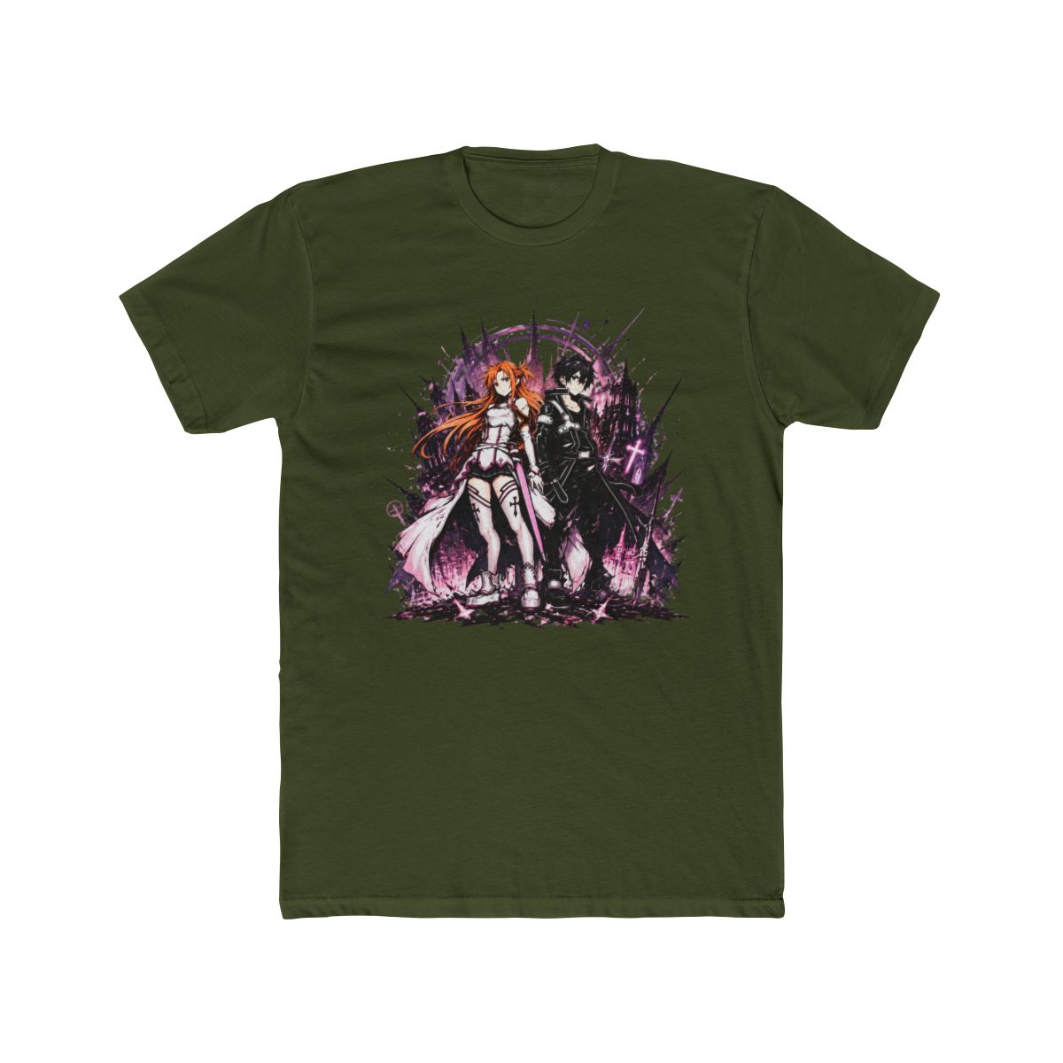 Asuna And Kirito Sword Art Online T Shirt - alternate angle 4, merchandise