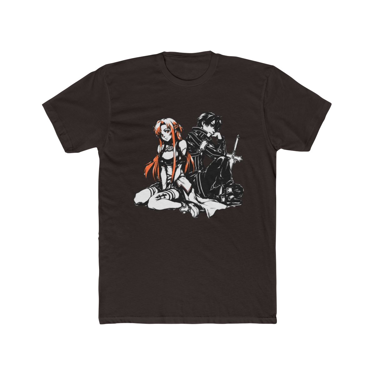 Asuna And Kirito Sword Art Online T Shirt - alternate angle 2, merchandise