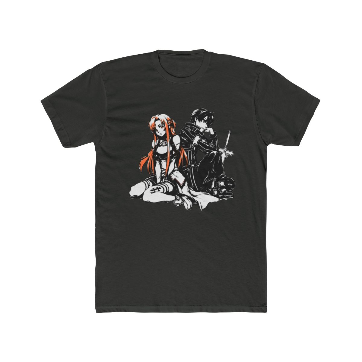 Asuna And Kirito Sword Art Online T Shirt - alternate angle 5, merchandise