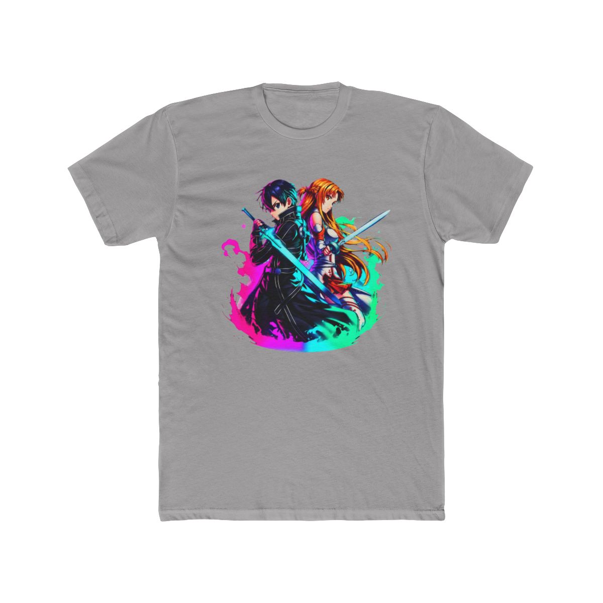 Kirito And Asuna Sword Art Online Duo T Shirt - alternate angle 2, merchandise