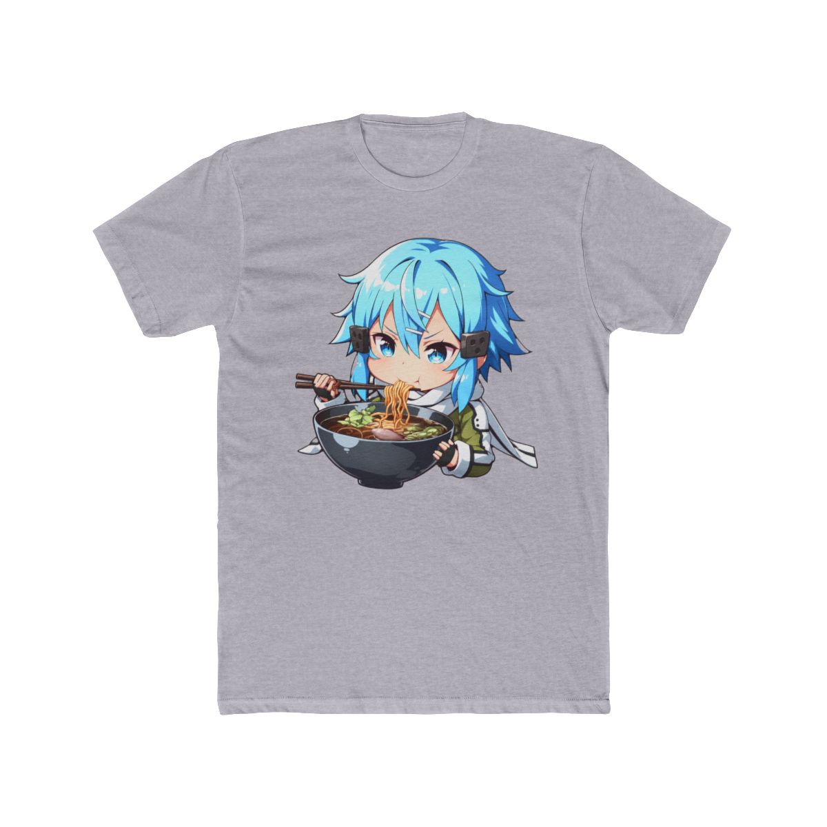 Sinon Sword Art Online Anime Sniper Girl Ramen Bite T Shirt