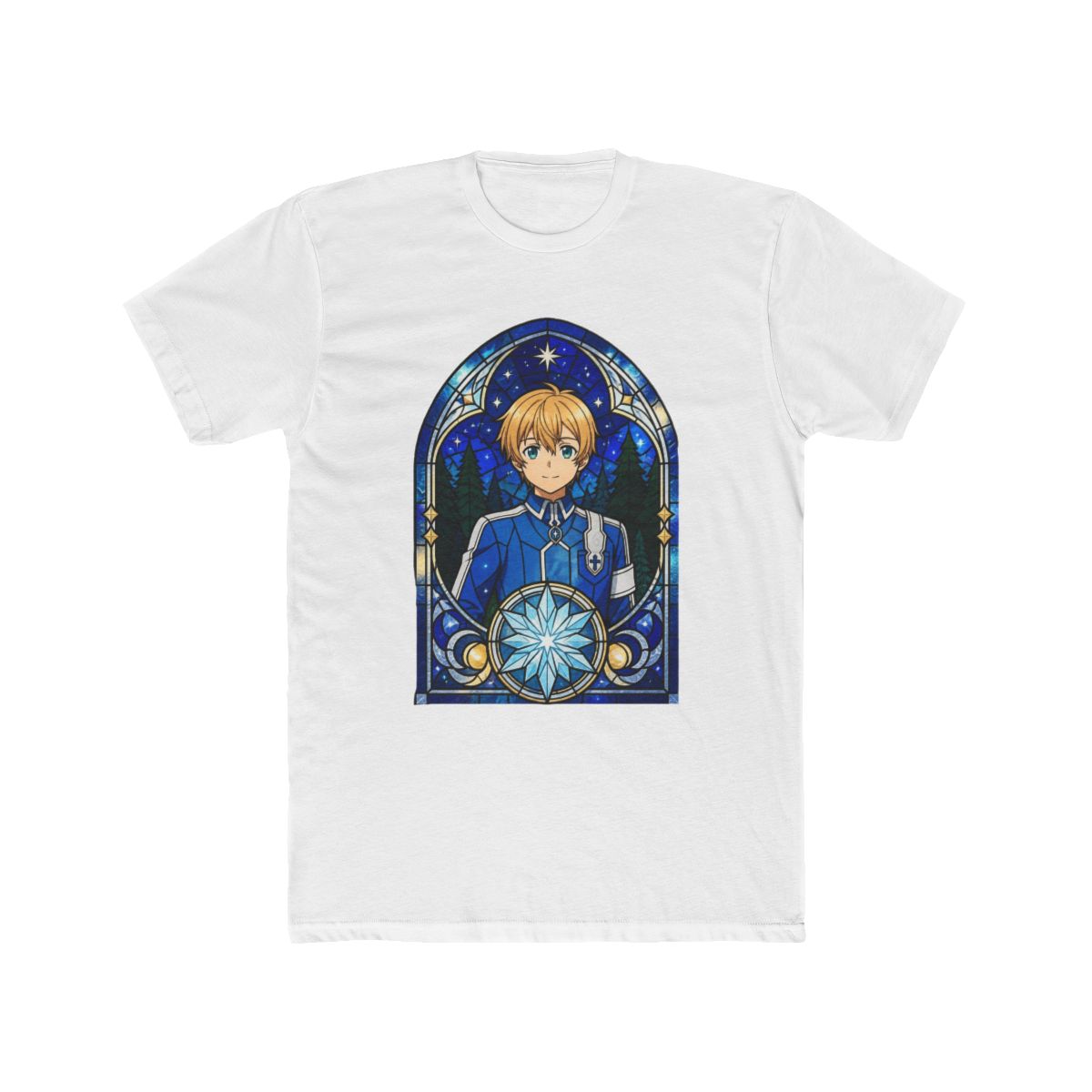 Eugeo Sword Art Online Starry Stained Glass Crystal Emblem T Shirt - Official T-Shirts merchandise