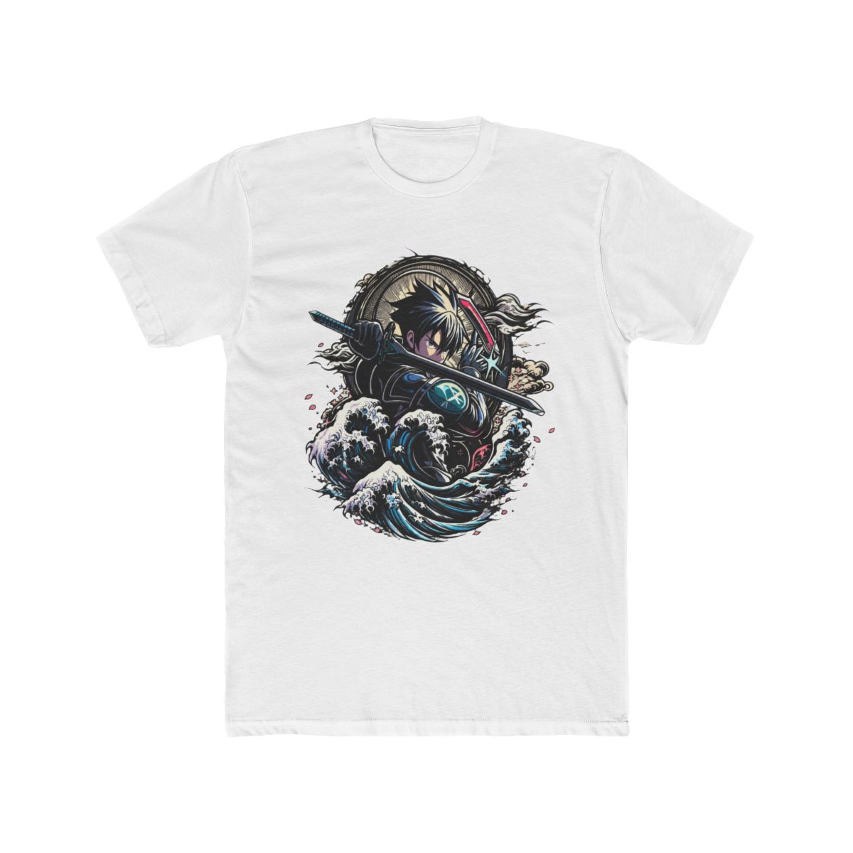 Kirito Samurai Sword Art Online Ukiyo-e T Shirt - Official T-Shirts merchandise