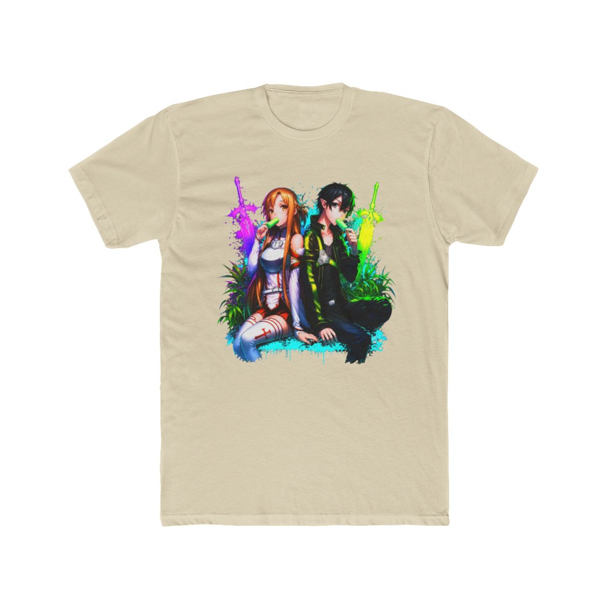 Asuna and Kirito Sword Art Online T Shirt - alternate angle 4, merchandise