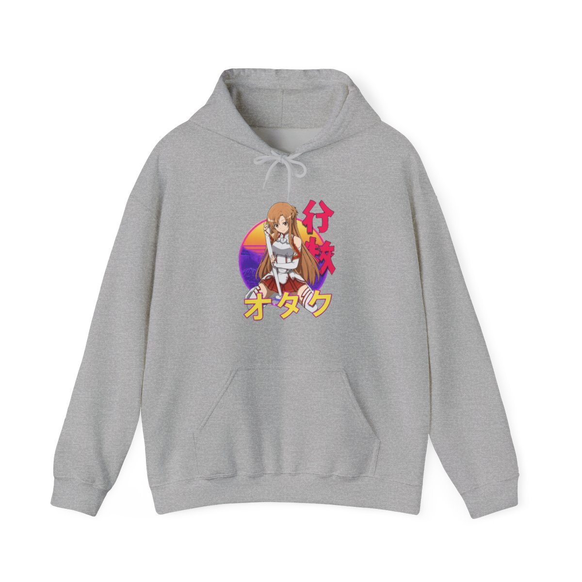 Asuna Yuuki Retro Sunset Design Hoodie | Sword Art Online - Official Hoodies merchandise