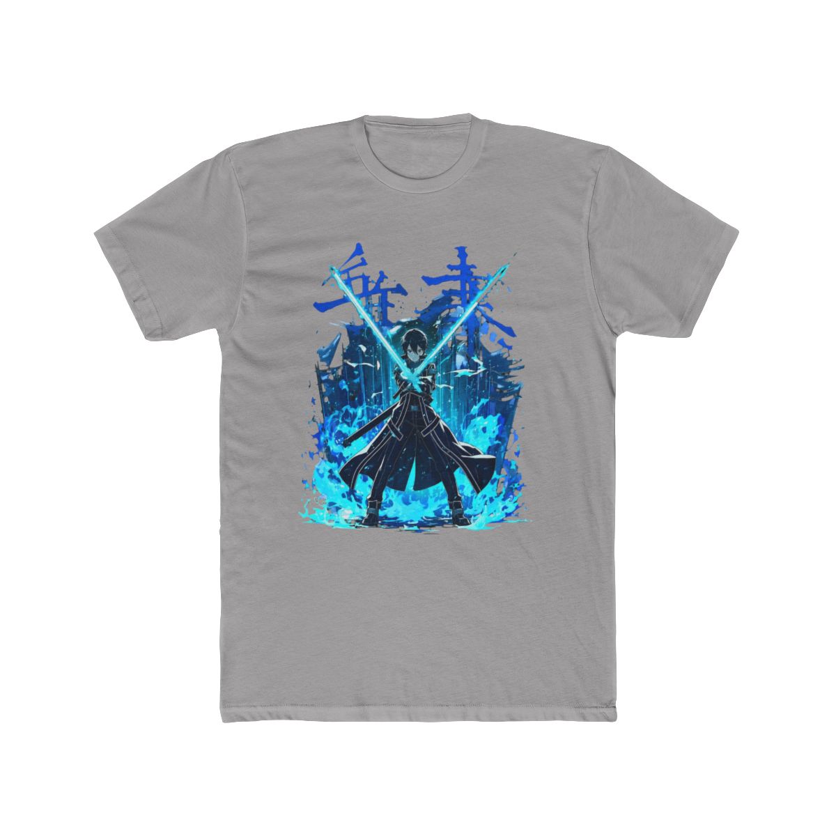 Kirito Heroic Stance Sword Art Online T Shirt - alternate angle 2, merchandise