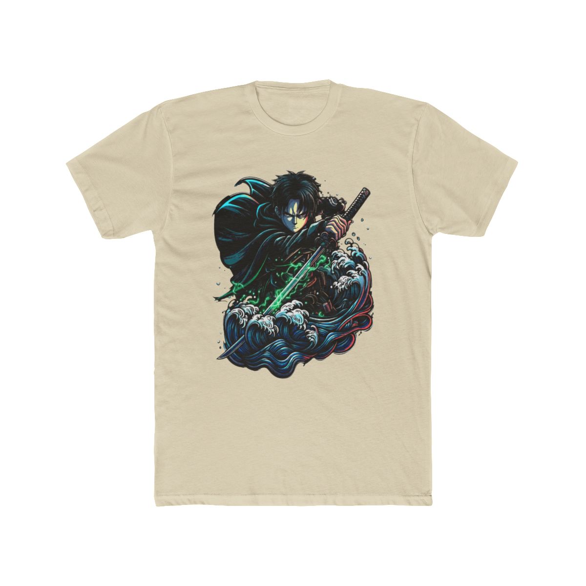 Kirito Samurai Ukiyo-e Sword Art Online T Shirt - alternate angle 4, merchandise