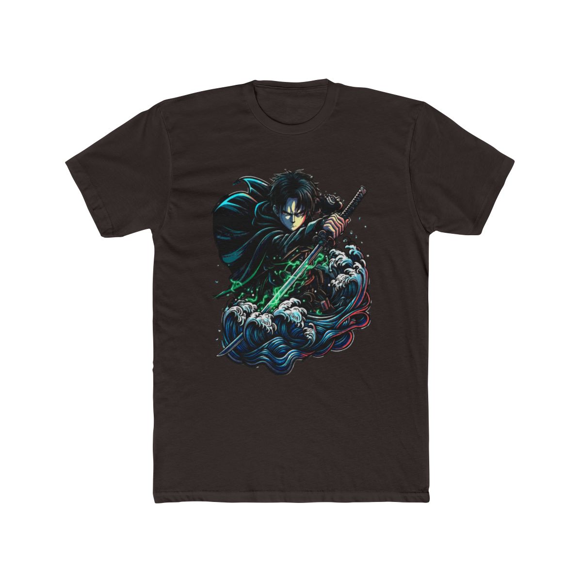 Kirito Samurai Ukiyo-e Sword Art Online T Shirt - alternate angle 3, merchandise