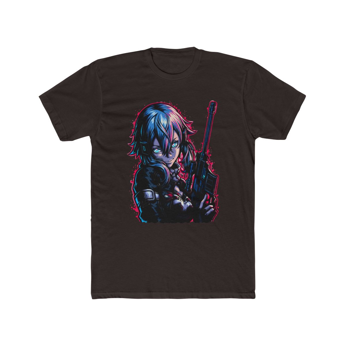 Sinon Sword Art Online Fan Art T Shirt - alternate angle 3, merchandise