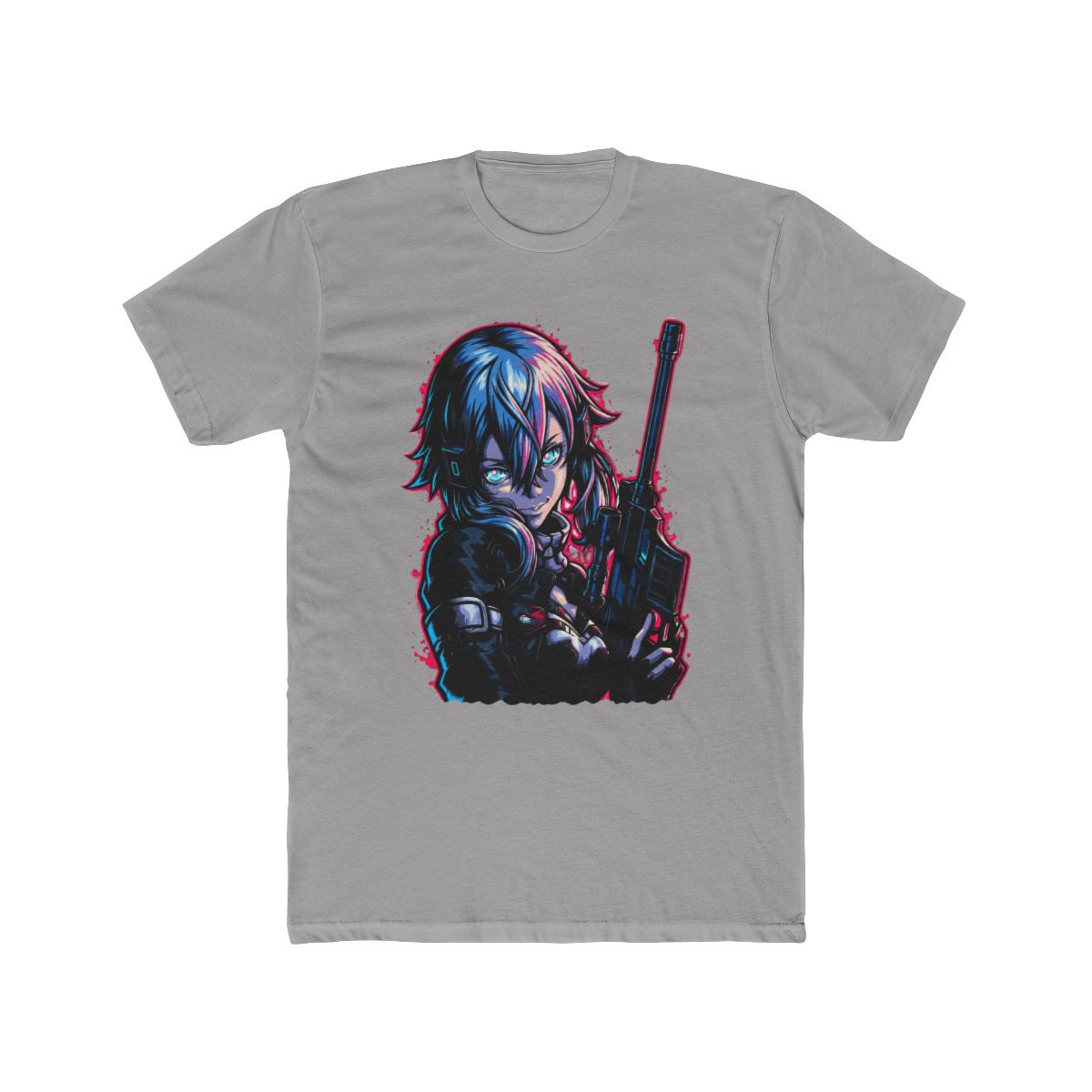 Sinon Sword Art Online Fan Art T Shirt - alternate angle 2, merchandise