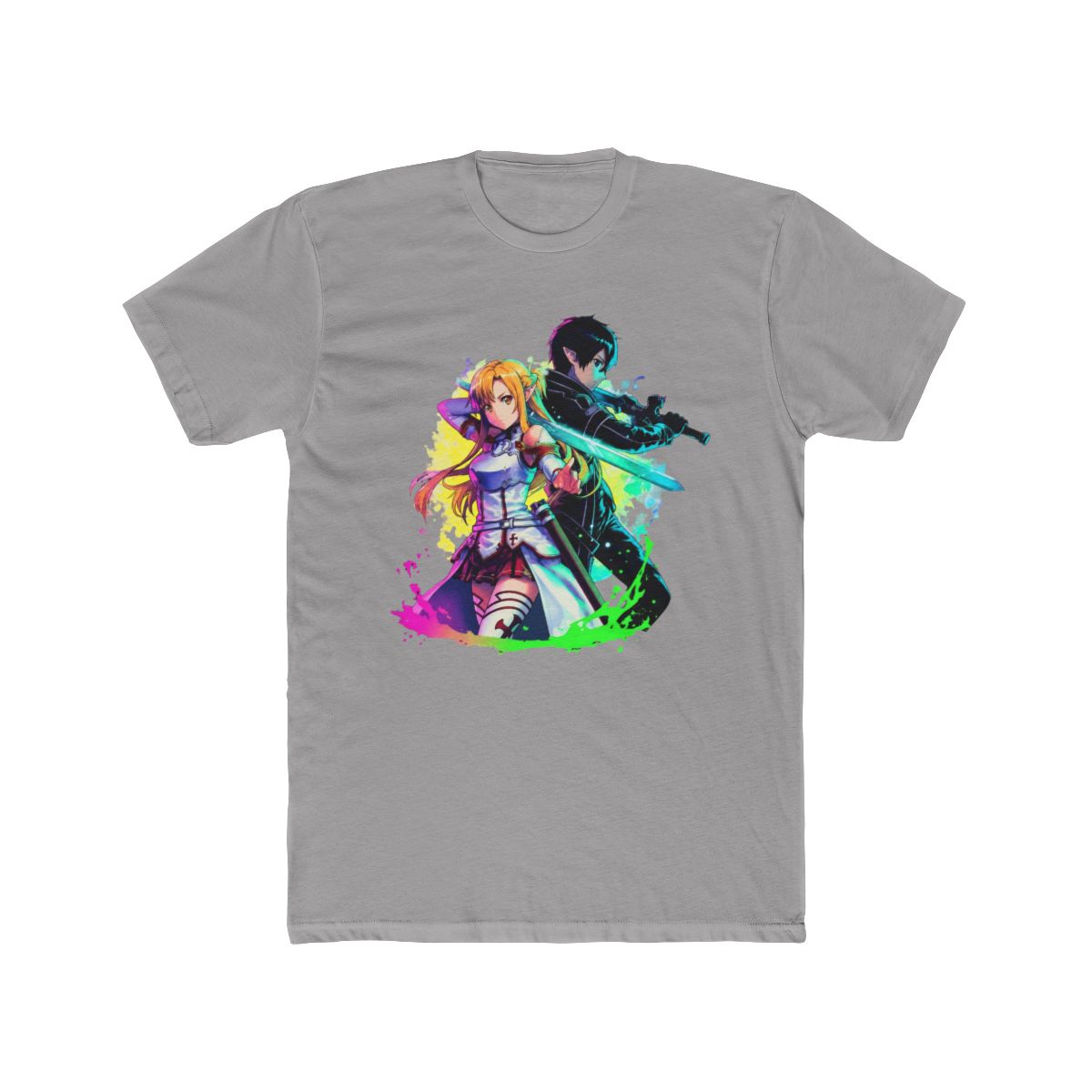 Kirito And Asuna Playful Art T Shirt | Sword Art Online - Official T-Shirts merchandise