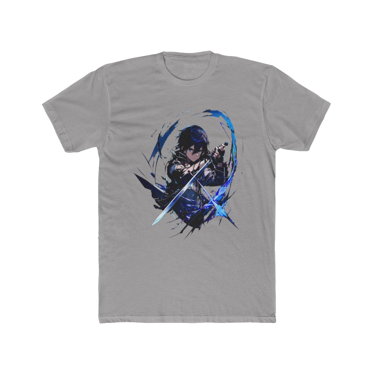 Kirito Dual Blades Sword Art Online T Shirt - alternate angle 2, merchandise