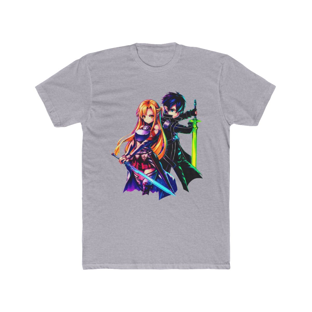 Kirito And Asuna Chibi Art T Shirt | Sword Art Online