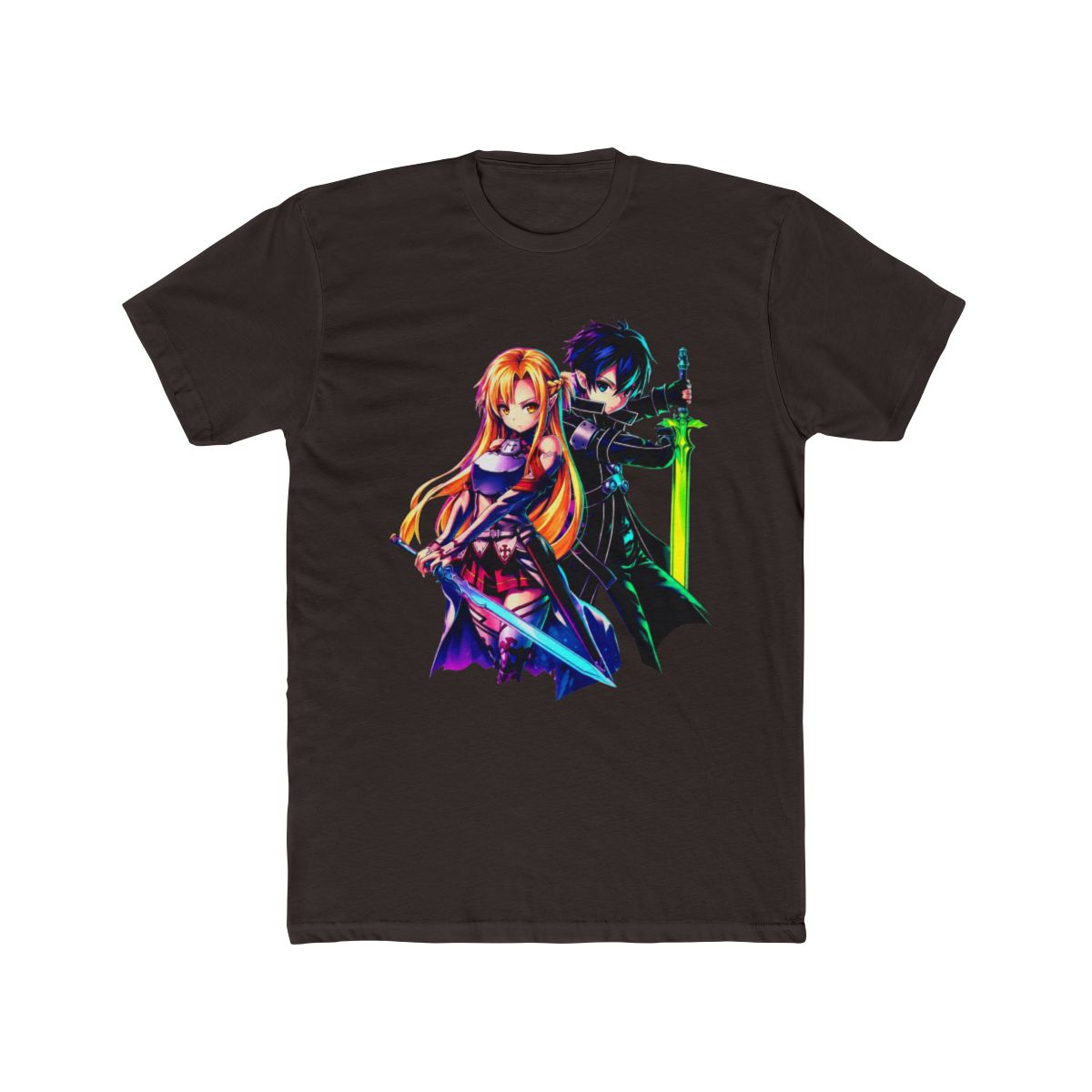 Kirito And Asuna Chibi Art T Shirt | Sword Art Online - alternate angle 3, merchandise