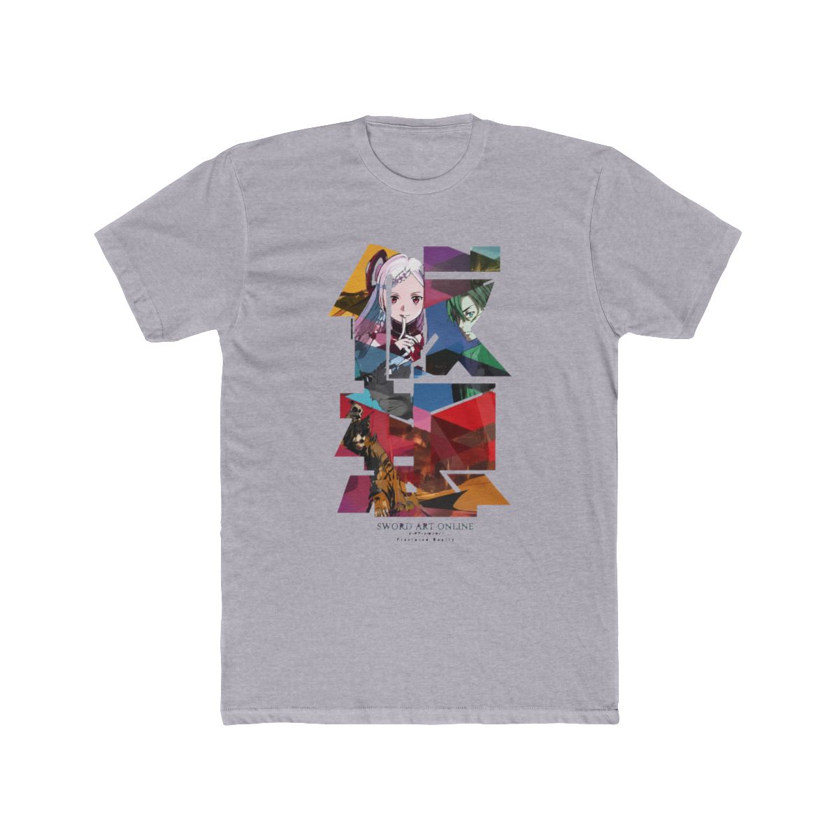 Sword Art Online The Movie -Ordinal Scale- Triangle Grid White T Shirt | Aniplex Online