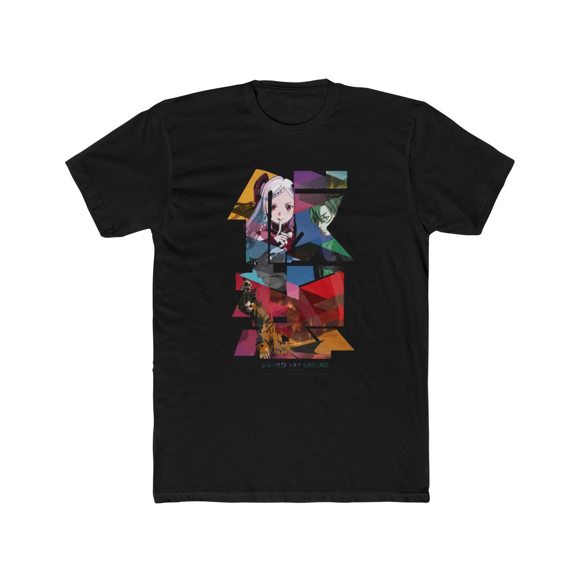 Sword Art Online The Movie -Ordinal Scale- Triangle Grid White T Shirt | Aniplex Online - alternate angle 3, merchandise